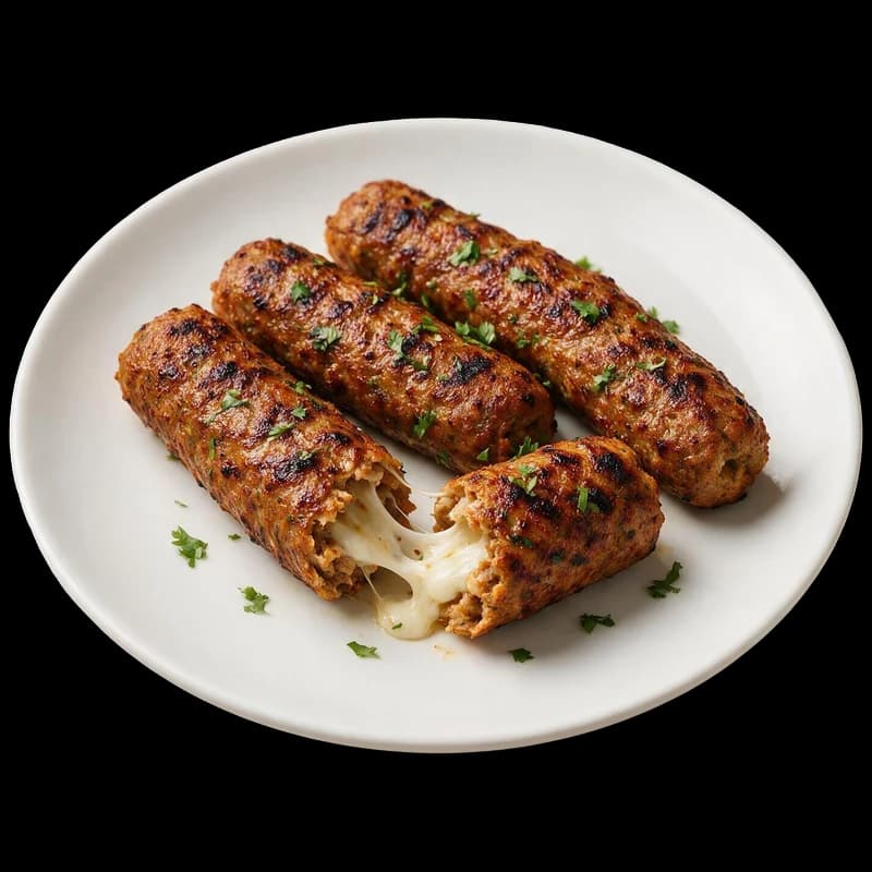 Chicken Cheese Seekh Kebab