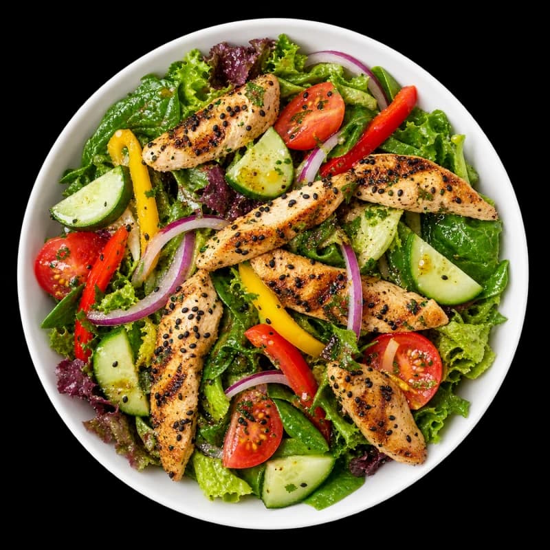 Chicken Kalonji Salad